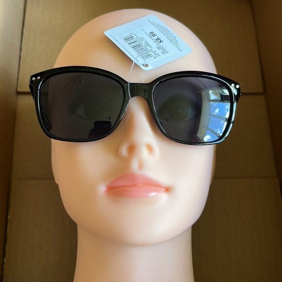 Square Club Sunglasses Black 100% UVA UVB Protection - Picture 3 of 8